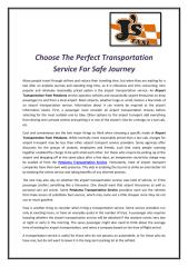 Choose The Perfect Transportation Service For Safe Journey.pdf
