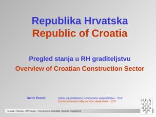 presentation, overview of the croatian construction sector (cro-eng).ppt