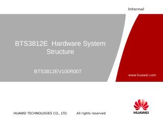 BTS3812E Hardware System Structure(BTS3812EV100R007).ppt