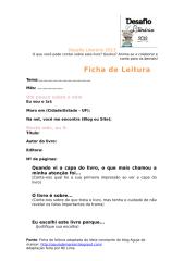 Ficha de Leitura - Desafio Literário.doc