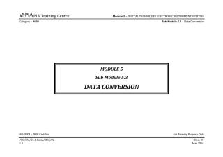 B1.1 Module 5 (Digital Techniques & Electronic Instrument System) Sub Module 5.3 (Data Conversion) Rev 00.pdf