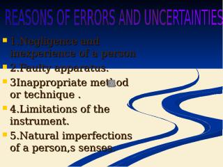 reasons of err.ppt