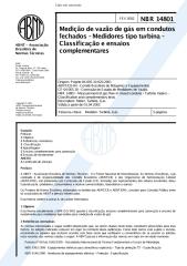 NBR 14801 - Medicao De Vazao De Gas Em Condutos Fechados - Medidores Tipo Turbina - Classificacao.pdf