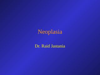 1.Neoplasia Introduction.ppt